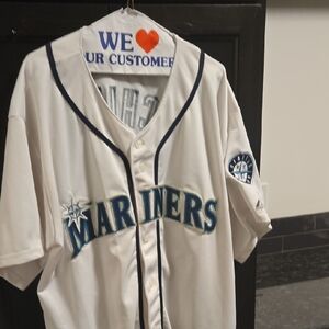 Majestic Authentic White Jersey Seattle MARINERS  ICHIRO #51